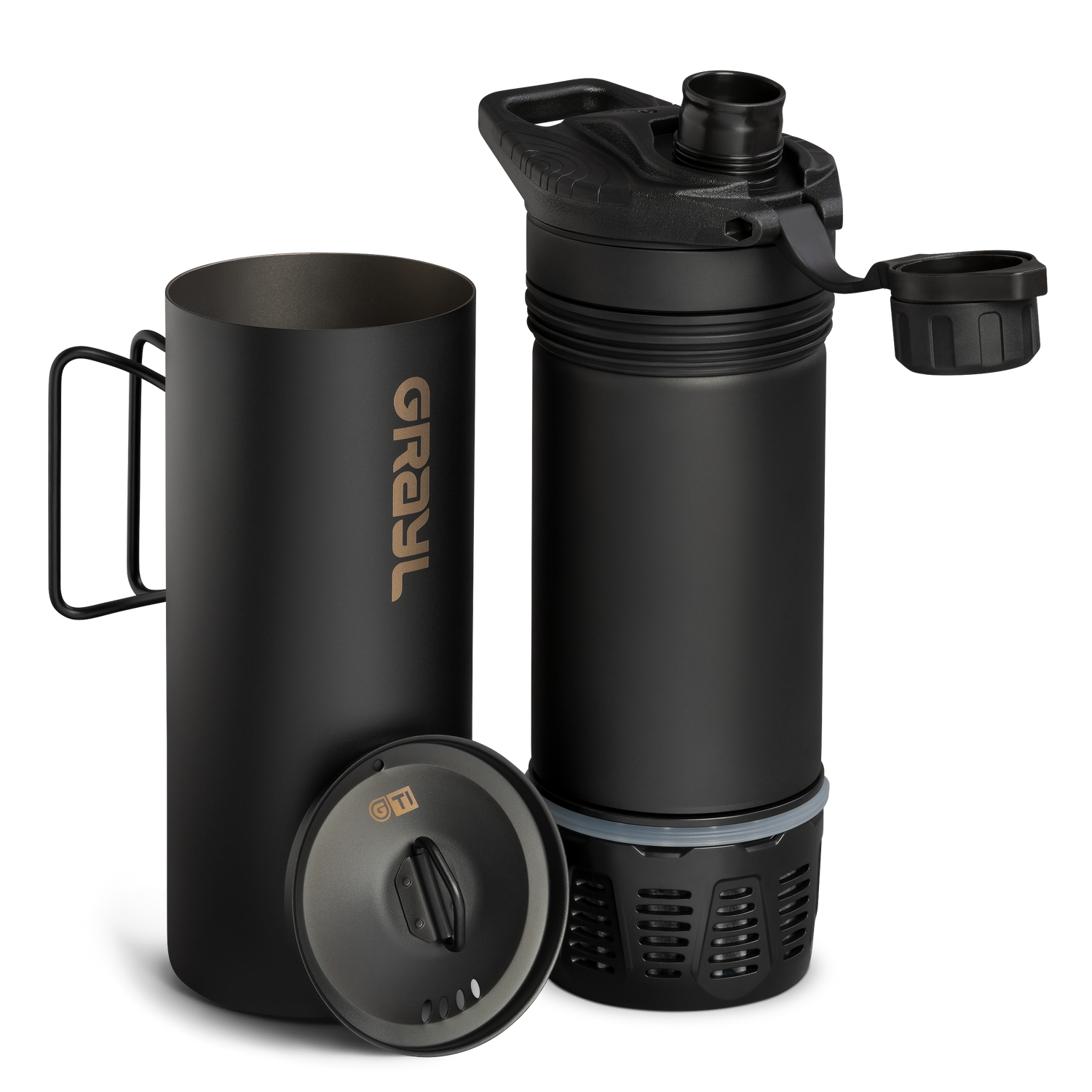 24oz GeoPress® Ti Purifier - Black