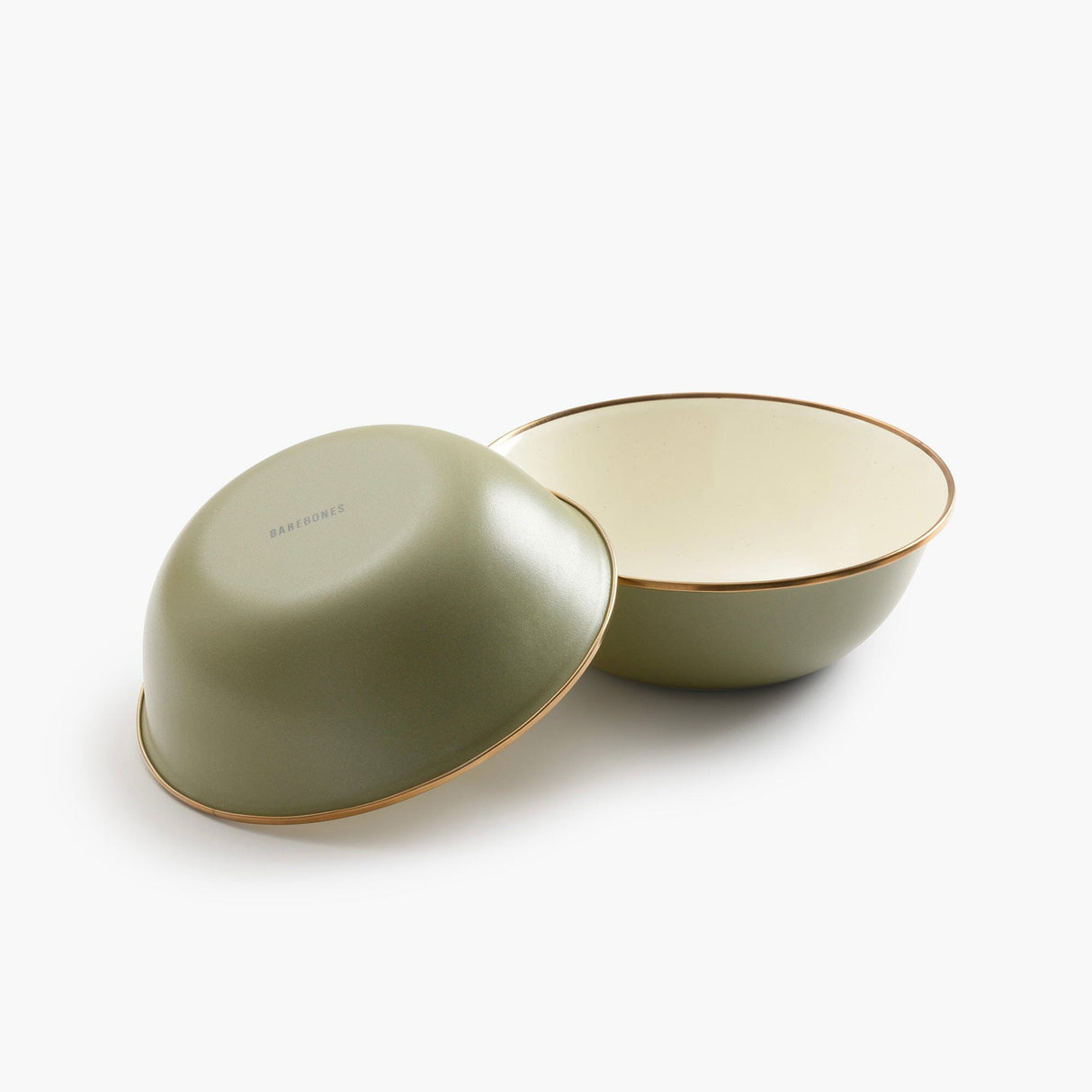 Enamelware 2-Tone Dining Collection - Olive Drab