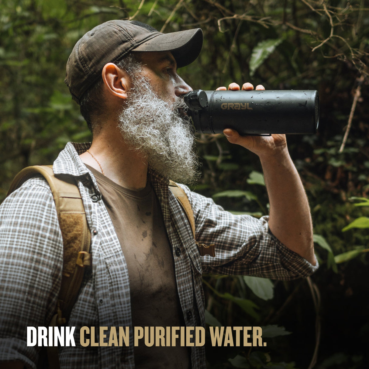 24oz GeoPress® Ti Purifier - Black