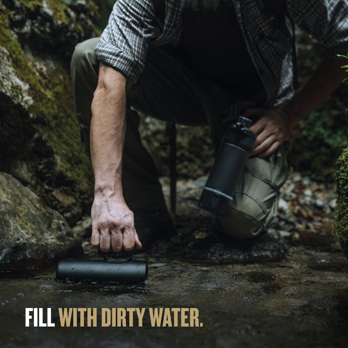 24oz GeoPress® Ti Purifier - Black