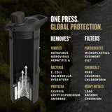 24oz GeoPress® Ti Purifier - Black