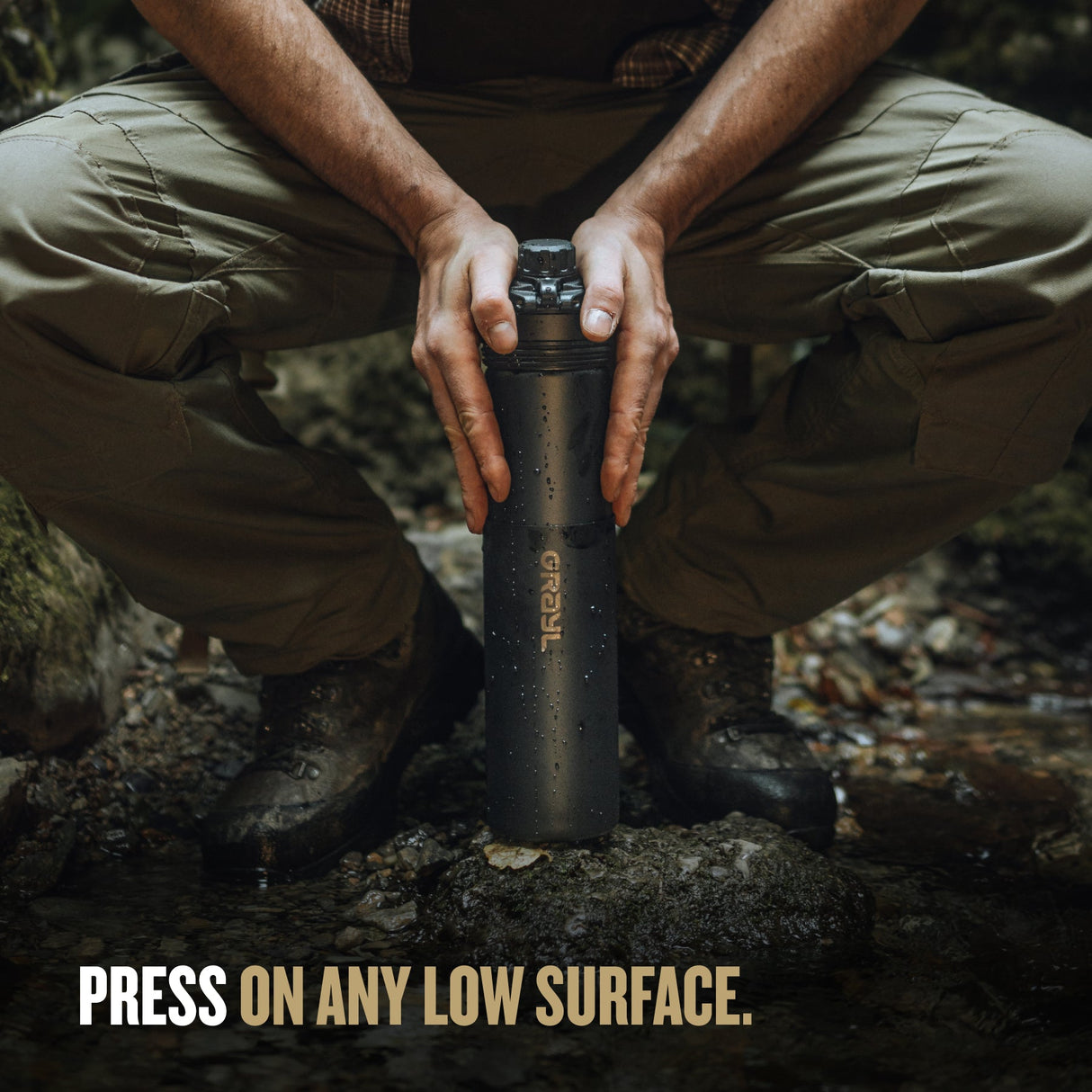 24oz GeoPress® Ti Purifier - Black