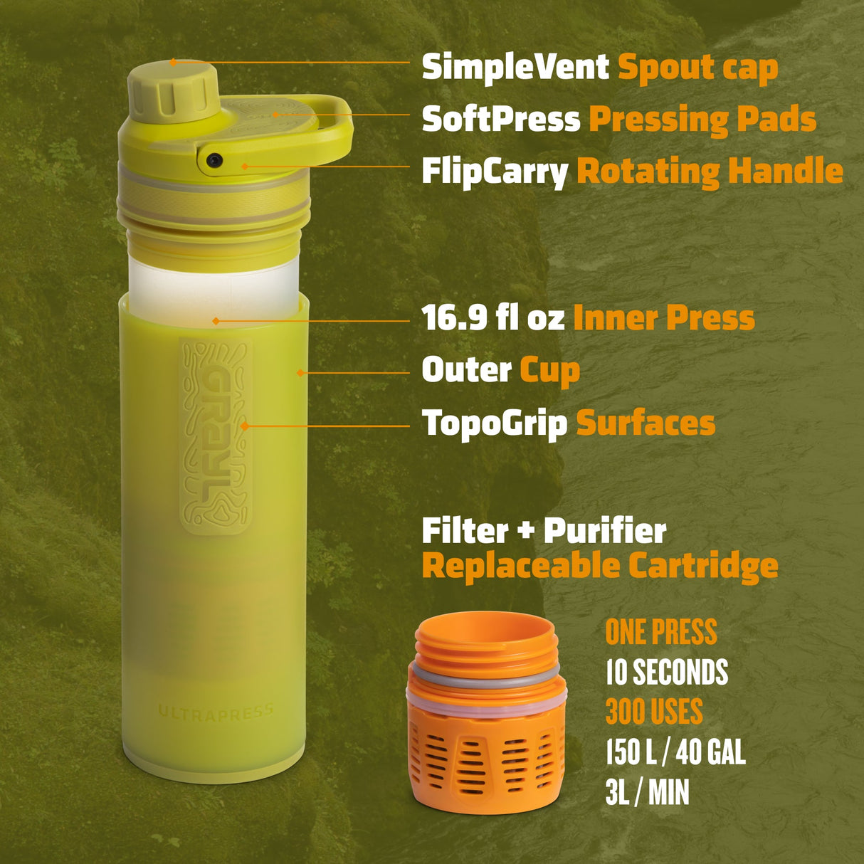 16.9oz UltraPress® Purifier - Nature
