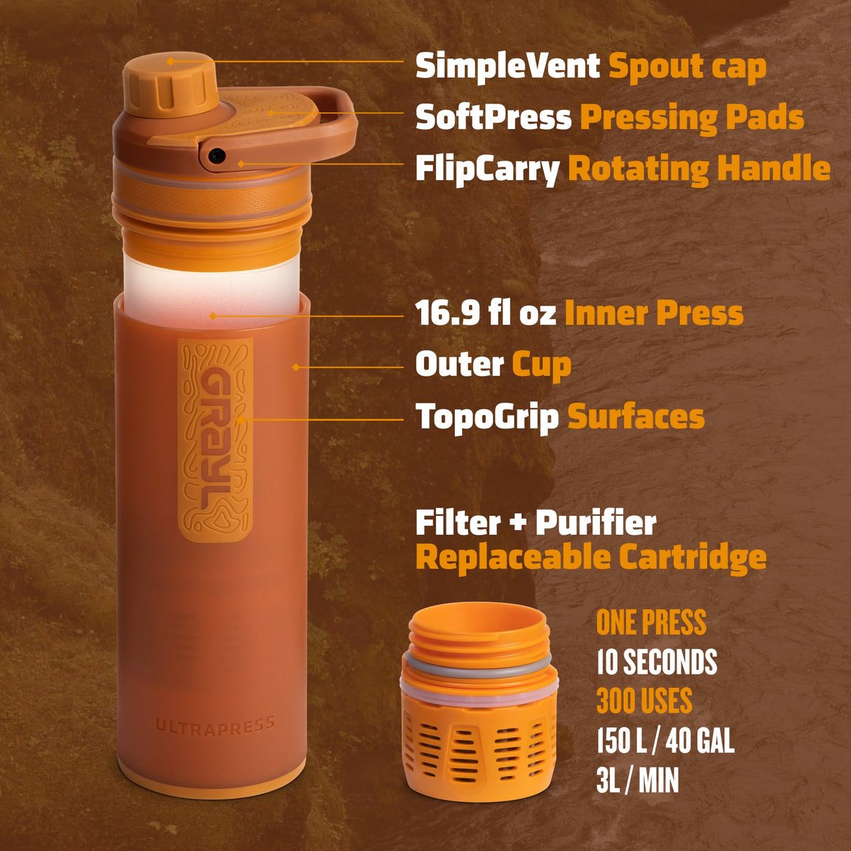 16.9oz UltraPress® Purifier - Nature