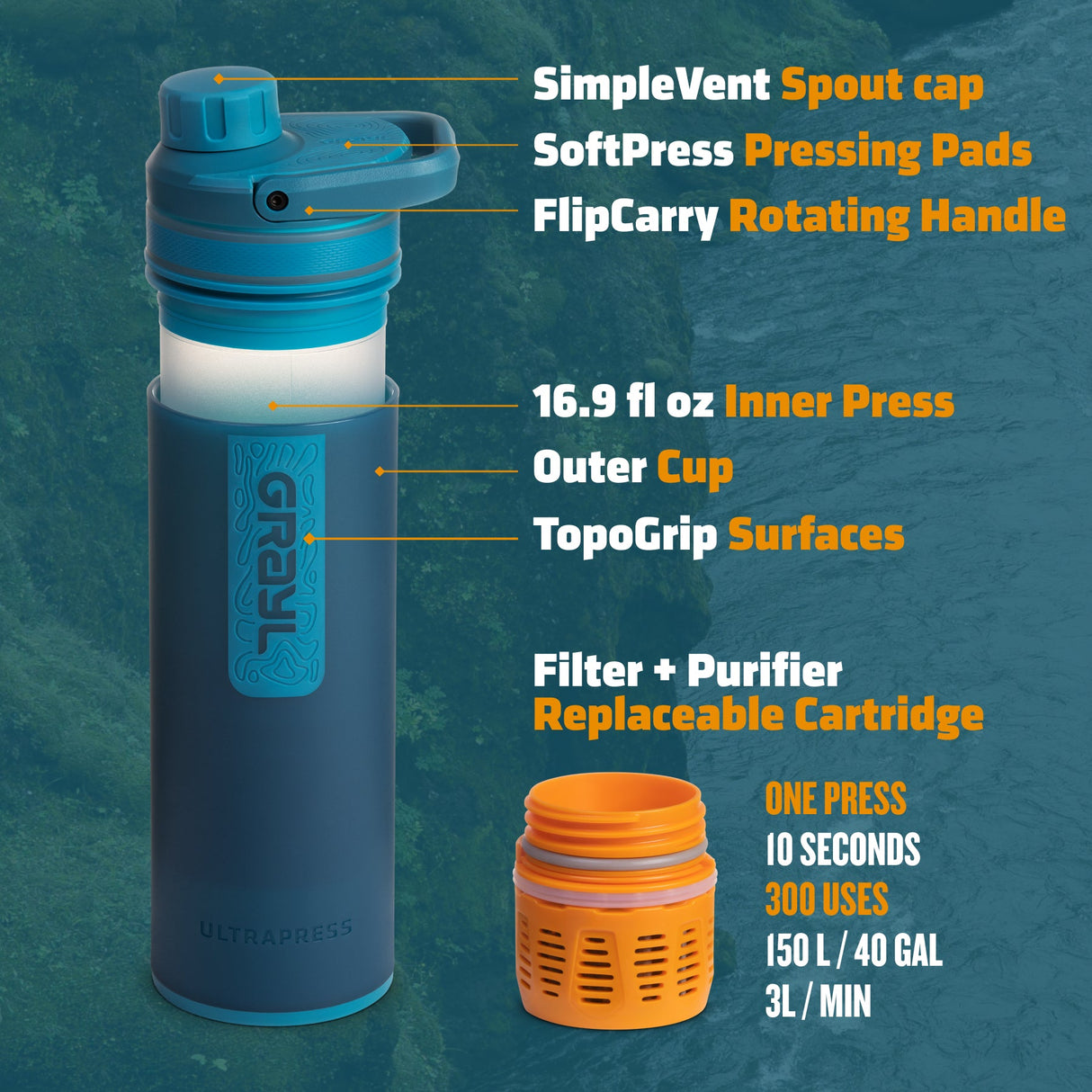 16.9oz UltraPress® Purifier - Nature